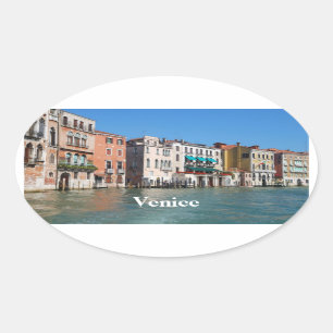 Grand Canal Oval Sticker