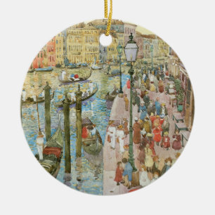 Grand Canal, Venice by Maurice Prendergast Ceramic Ornament