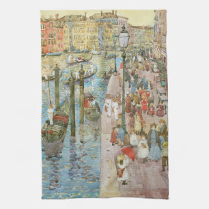 Grand Canal, Venice by Maurice Prendergast Tea Towel