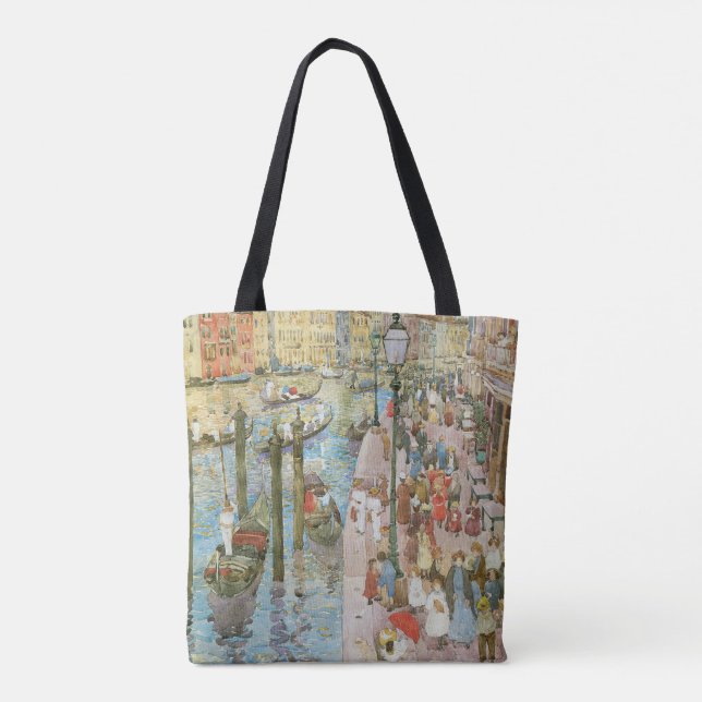 Grand Canal, Venice by Maurice Prendergast Tote Bag (Back)