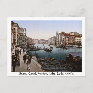 Grand Canal Venice Italy c1900 Postcard