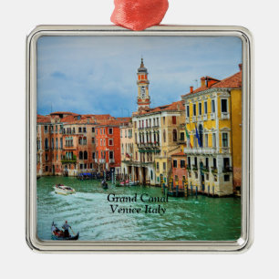 Grand Canal, Venice, Italy Metal Ornament