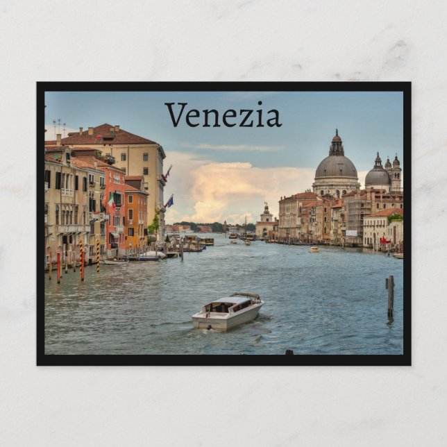 Grand Canal, Venice, Italy Postcard (Front)