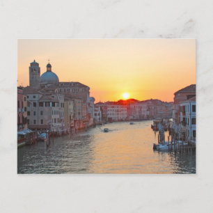 Grand canal Venice - sunrise Postcard