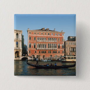 Grand Canal, Venice, Veneto, Italy 15 Cm Square Badge
