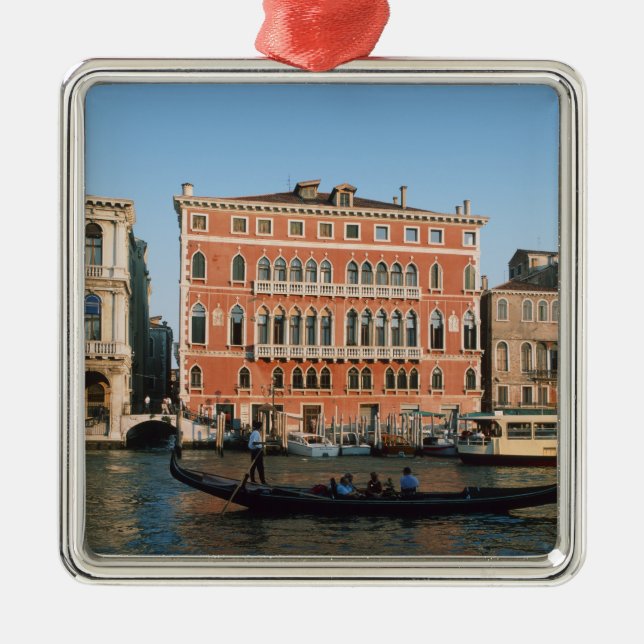 Grand Canal, Venice, Veneto, Italy Metal Ornament (Front)