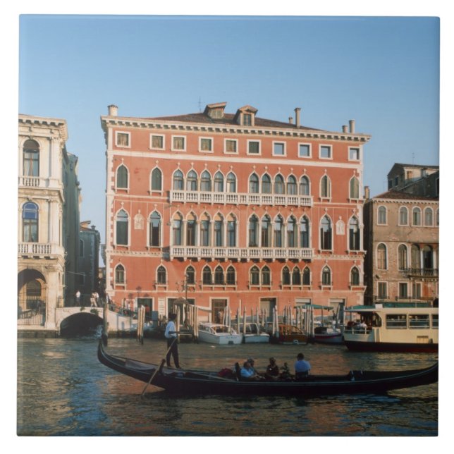Grand Canal, Venice, Veneto, Italy Tile (Front)
