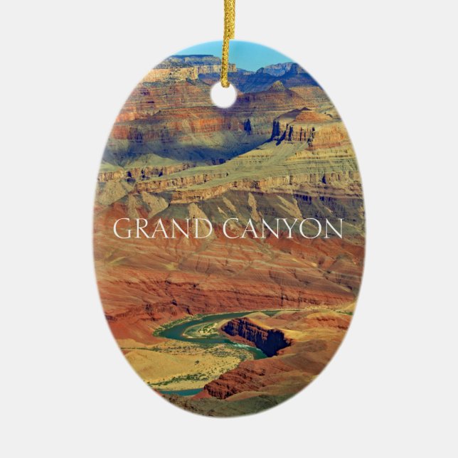 Grand Canyon 2 Ceramic Ornament (Front)