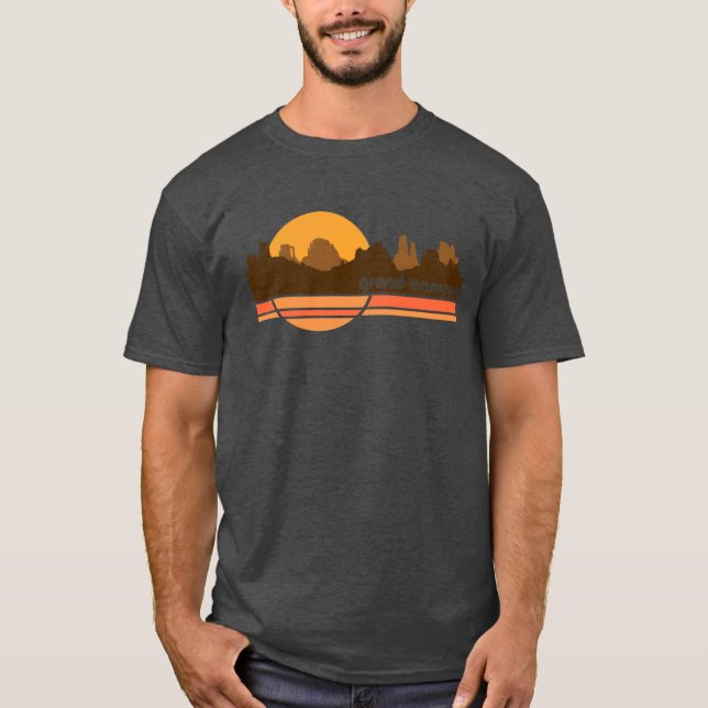 Grand Canyon 70s Styleourist Souvenir funny T-Shirt (Front)