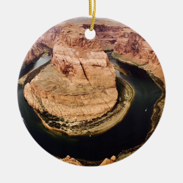 Grand Canyon 7 Ceramic Tree Decoration (Front)