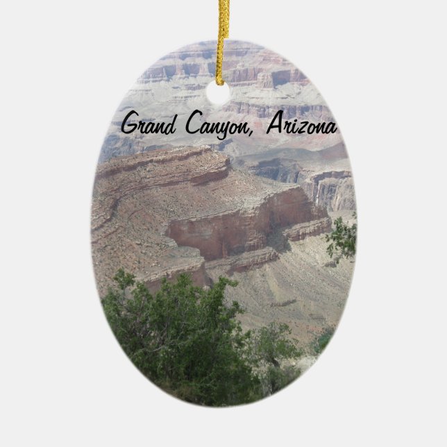 Grand Canyon Arizona Ceramic Ornament (Front)