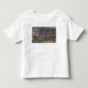 Grand Canyon, Arizona - Large Letter Scenes Toddler T-Shirt