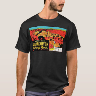 Grand Canyon Arizona National Park Vintage Travel  T-Shirt