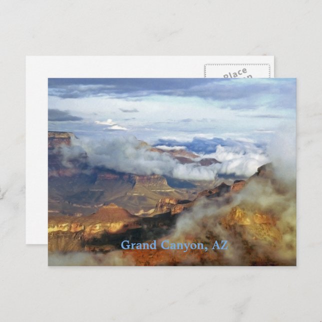 Grand Canyon, Arizona Scenic Landscape Fine Art Postcard (Front/Back)