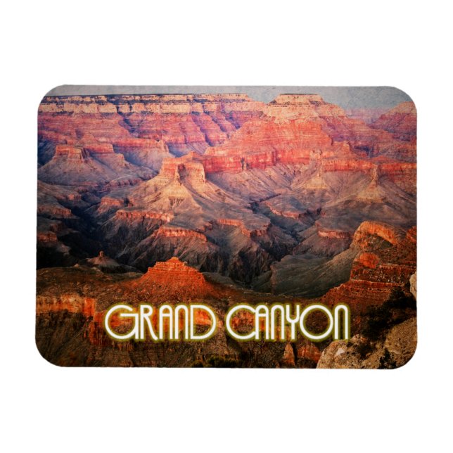 Grand Canyon, Arizona sunset stylized Magnet (Horizontal)