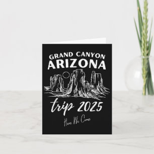 Grand Canyon Arizona Trip 2025 Here We Come Matchi Card