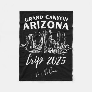 Grand Canyon Arizona Trip 2025 Here We Come Matchi Fleece Blanket