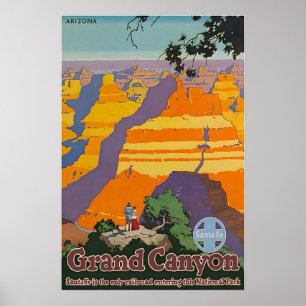 Grand Canyon Art Arizona Print National Parks Post