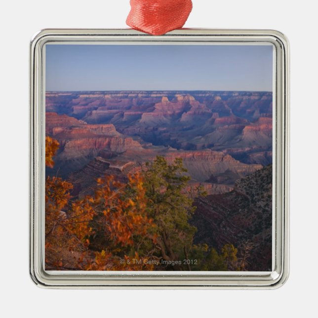 Grand Canyon at sunrise, Arizona Metal Tree Decoration (Front)