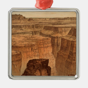 Grand Canyon at the foot of the Toroweap Metal Tree Decoration