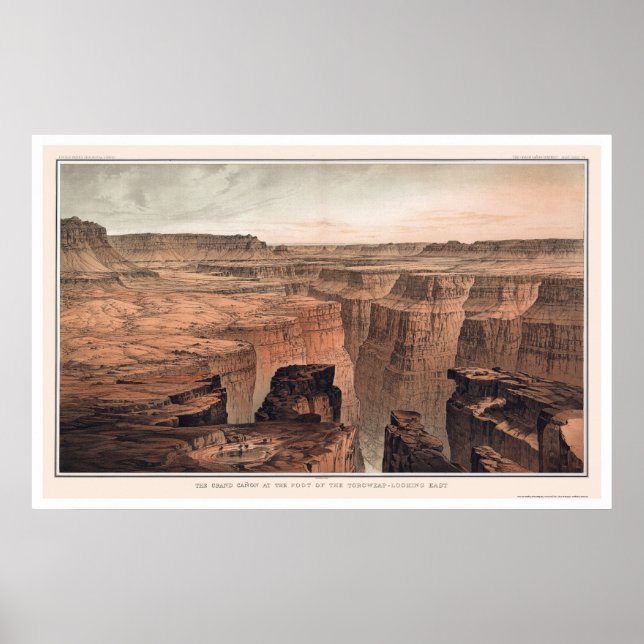 Grand Canyon at the Foot of Toroweap 1882 Poster (Front)