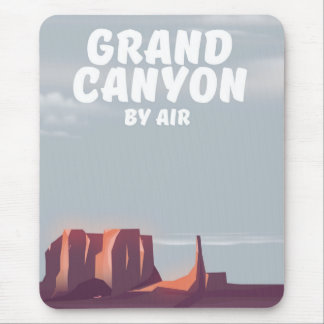 Grand Canyon By Air vintage travel poster. Mouse Pad