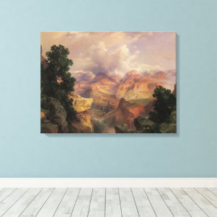 Grand Canyon by Thomas Moran, Vintage Landscape Canvas Print