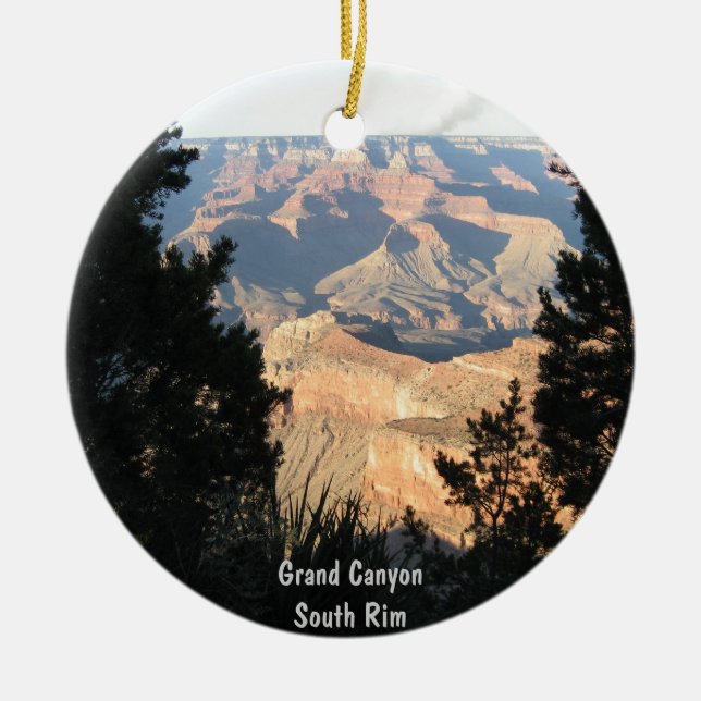 Grand Canyon Ceramic Ornament (Front)