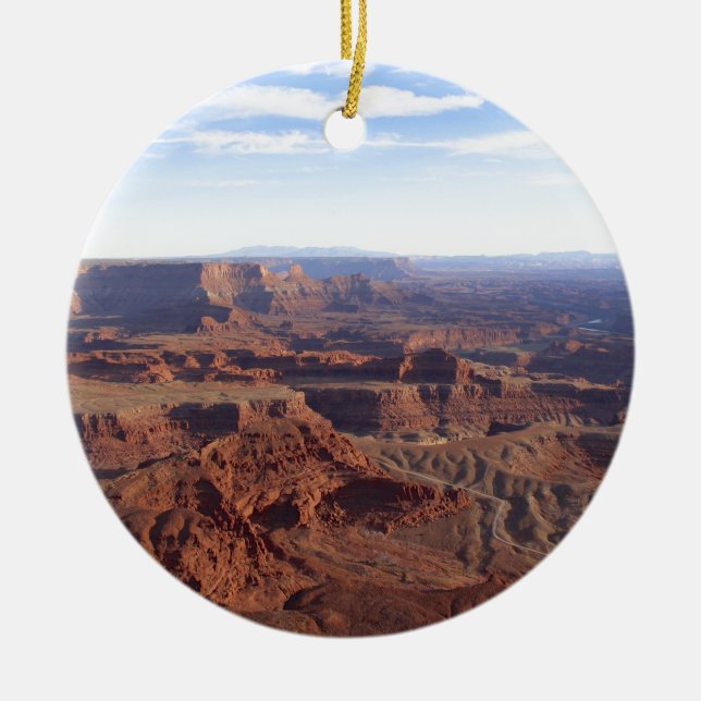Grand Canyon Ceramic Tree Decoration (Front)