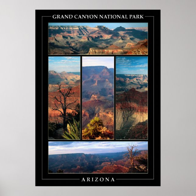 Grand Canyon Collage Poster (Front)