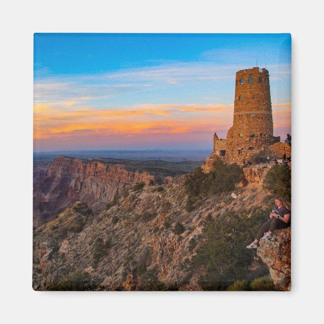 Grand Canyon Desert Tower Magnet (Front)
