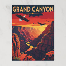 Grand Canyon Eagles Sunset