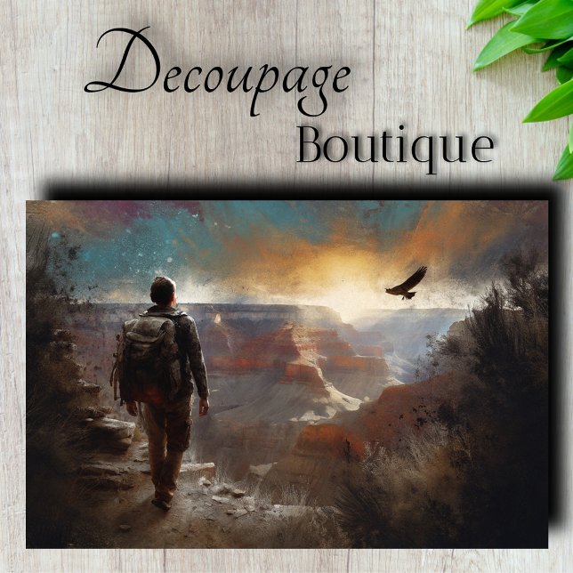 Grand Canyon Explorer Decoupage Tissue Paper (Grand Canyon Explorer Decoupage Tissue Paper)