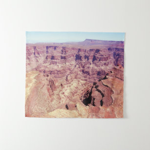Grand Canyon from the air-3 (Original Photography) Tapestry