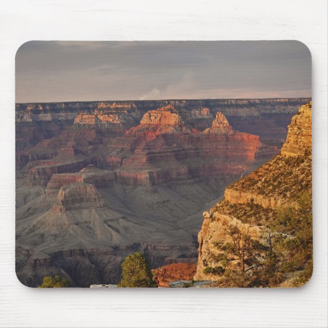 Grand Canyon from the south rim at sunset, 2 Mouse Pad (Front)
