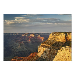 Grand Canyon from the south rim at sunset, 4 Photo Print