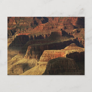 Grand Canyon from the south rim at sunset, 4 Postcard
