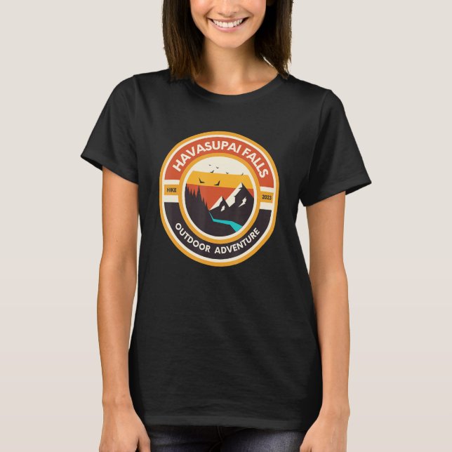 Grand Canyon Havasu Falls Arizona hiking camping   T-Shirt (Front)