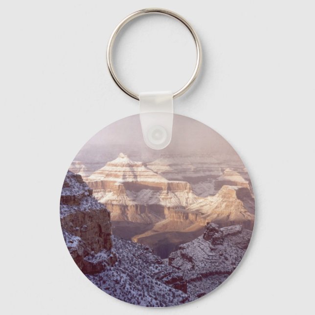 Grand Canyon in Winter Key Ring (Front)