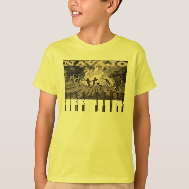 Grand Canyon Kid's T-Shirt - Yellow (Front)