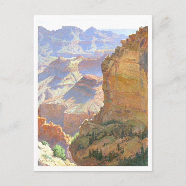 Grand Canyon Landscape Painting Postcard (Front)