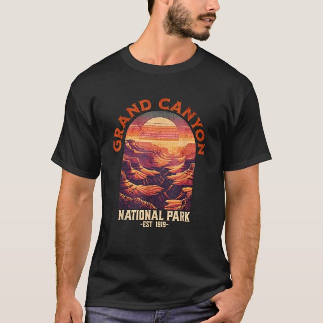 Grand Canyon National Park 1919 Vintage  T-Shirt (Front)