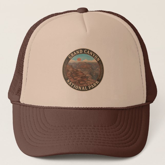Grand Canyon National Park Adventure Tucker Hat (Front)