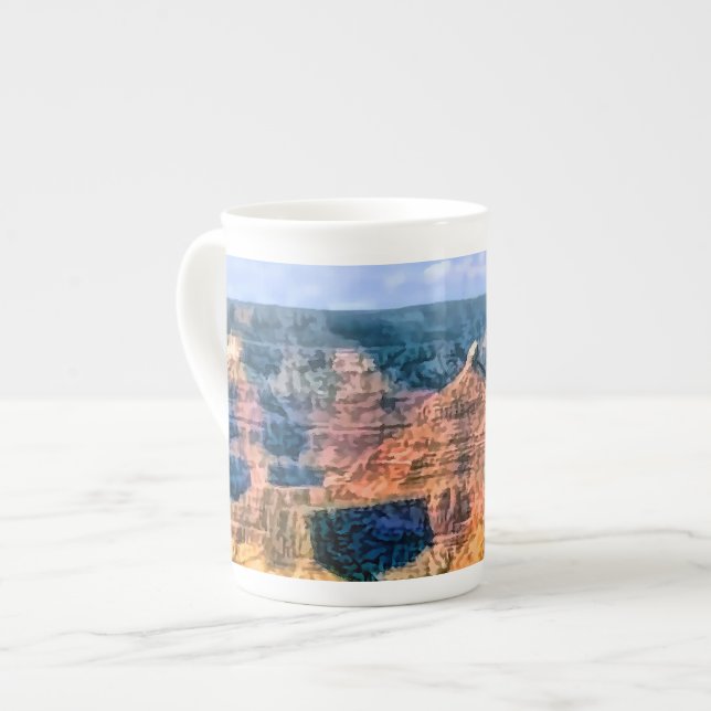 Grand Canyon National Park Arizona Bone China Mug (Front Left)