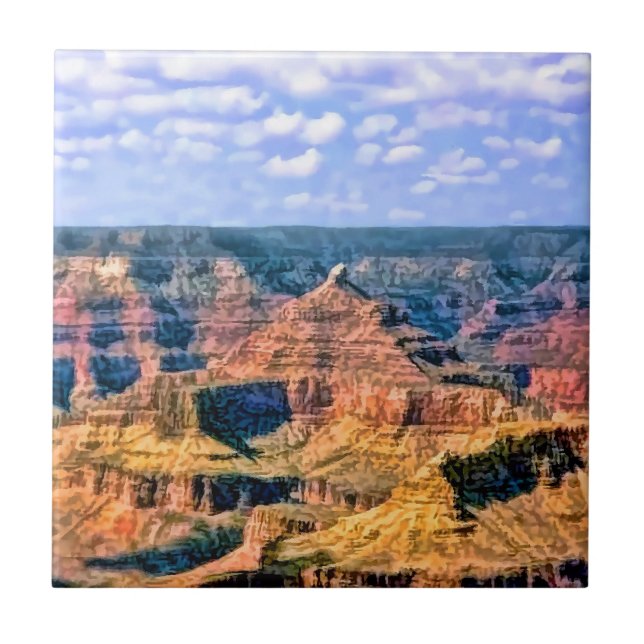 Grand Canyon National Park Arizona Ceramic Tile (Front)