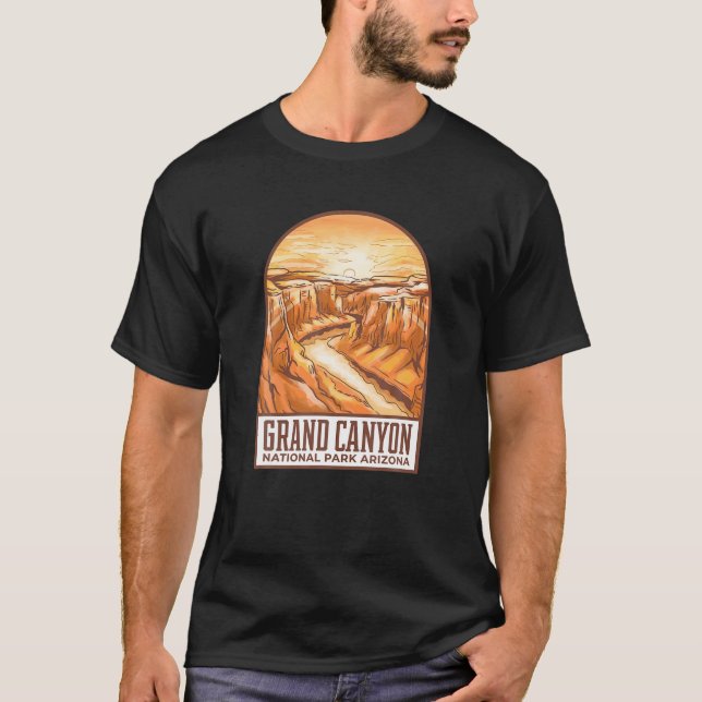 Grand Canyon National Park Arizona Souvenir Nature T-Shirt (Front)