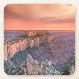 Grand Canyon National Park, Arizona Square Paper Coaster