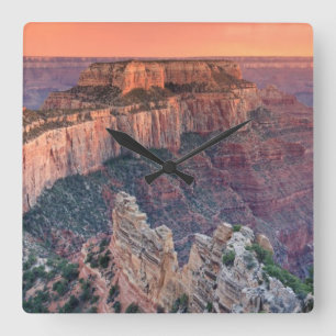 Grand Canyon National Park, Arizona Square Wall Clock