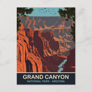 Grand Canyon, National Park, Arizona, Travel Postcard
