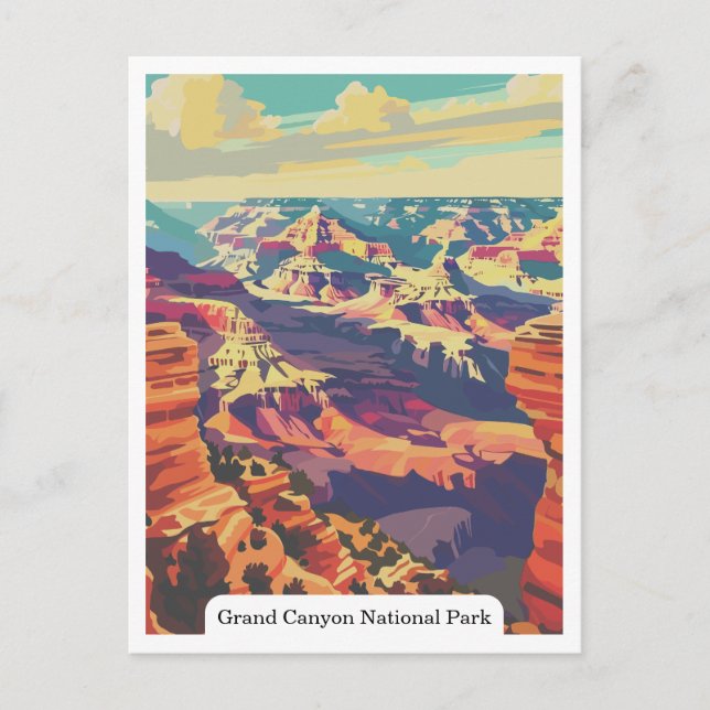 Grand Canyon National Park, Arizona USA Postcard (Front)